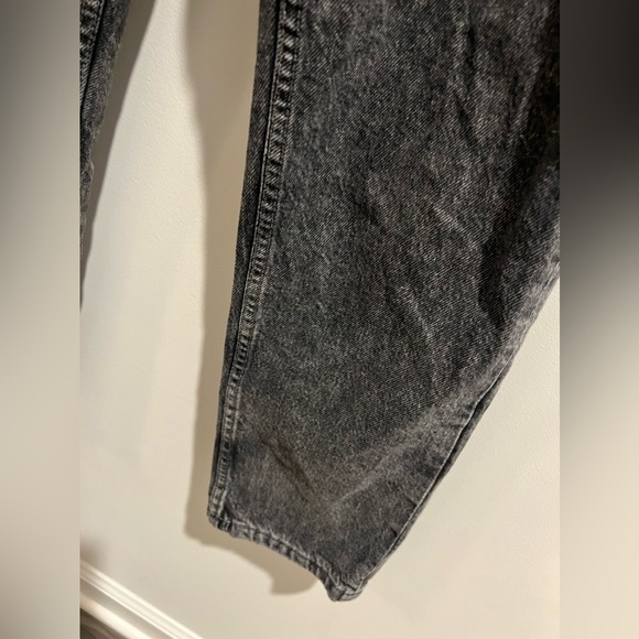 ZARA Women's Black Washed High Rise Denim Jeans - Picture 6 of 8